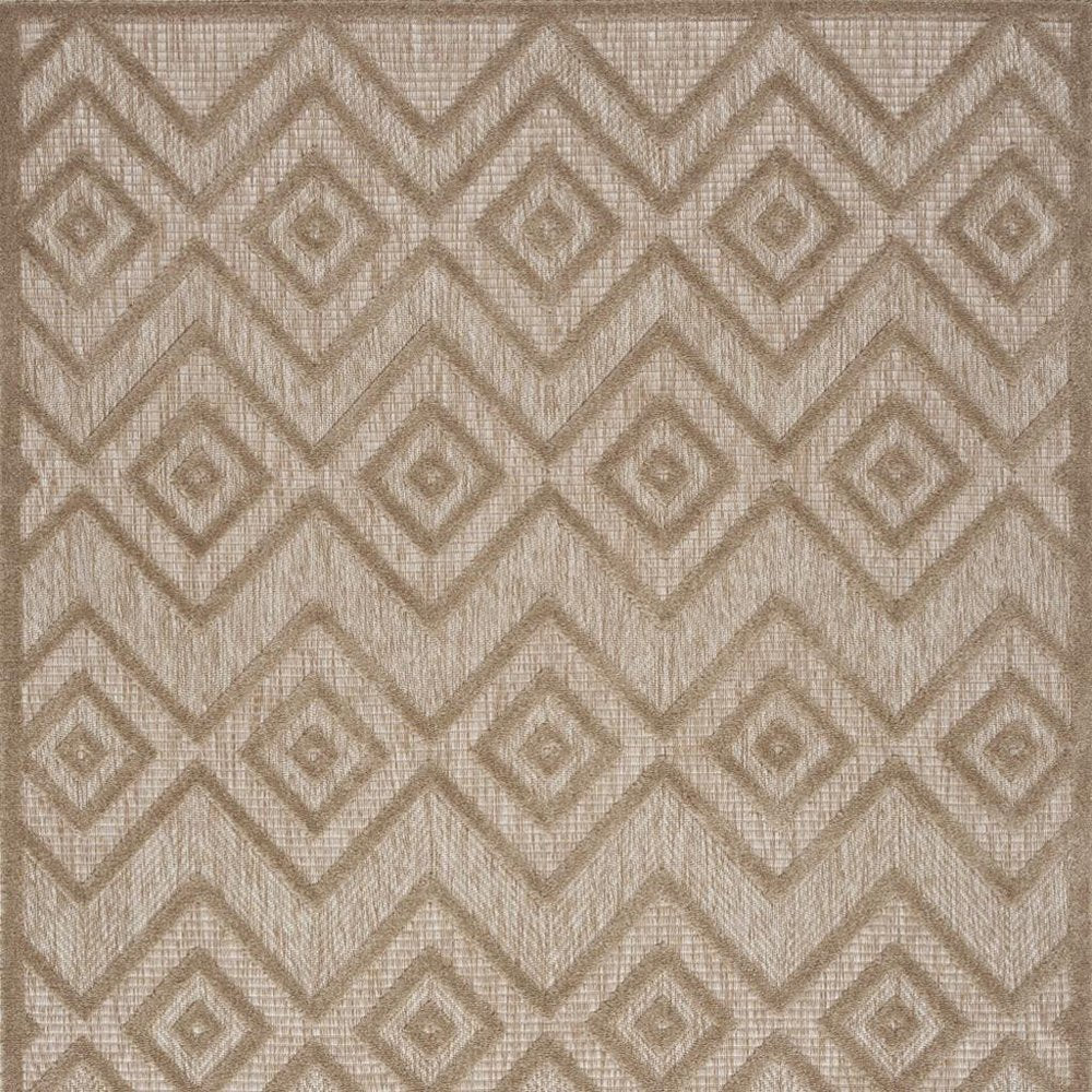 4' X 6' Beige Indoor Outdoor Area Rug