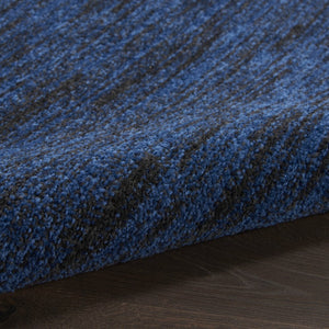 2' X 4' Midnight Blue Stain Resistant Indoor Outdoor Area Rug