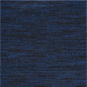2' X 4' Midnight Blue Stain Resistant Indoor Outdoor Area Rug