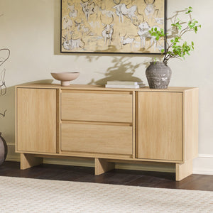 Scandi - Sideboard With Beveled Drawers by Couch.com