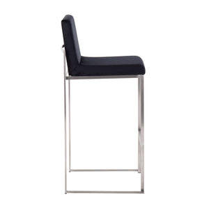 Fuji - Contemporary And Modern Elegance High Back Barstool by Couch.com