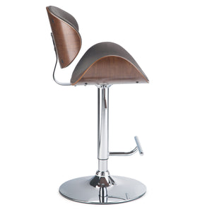 Marana - Multifunctional Handcrafted Bentwood Adjustable Swivel Bar Stool by Couch.com