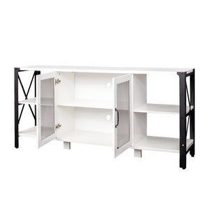 Industrial TV Stand for Living Room and Bedroom