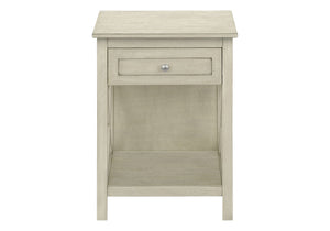 Accent End Table, 2 Tier, Storage Drawer, Transitional Style by Couch.com