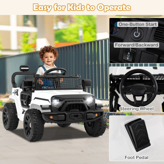 12V Kids Ride on Truck Car Battery Powered Electric Vehicle-Red