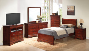 Sleigh Bed With Low Footboard by Couch.com