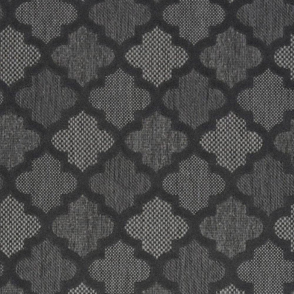 5' X 7' Charcoal Indoor Outdoor Area Rug