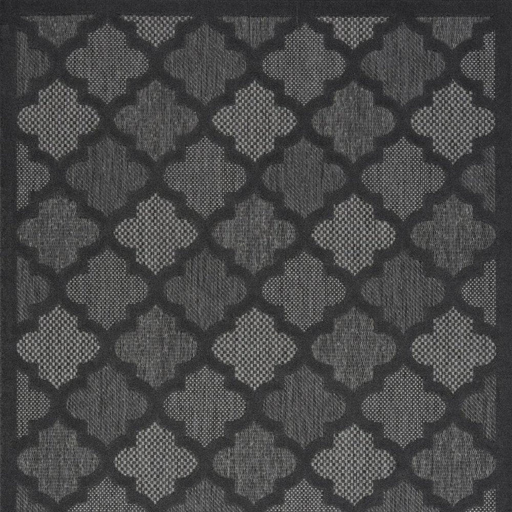 5' X 7' Charcoal Indoor Outdoor Area Rug