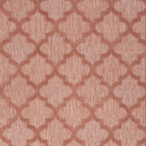 5' X 7' Coral Indoor Outdoor Area Rug