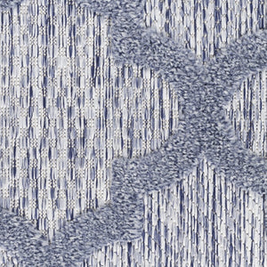 4' X 6' Denim Blue Indoor Outdoor Area Rug