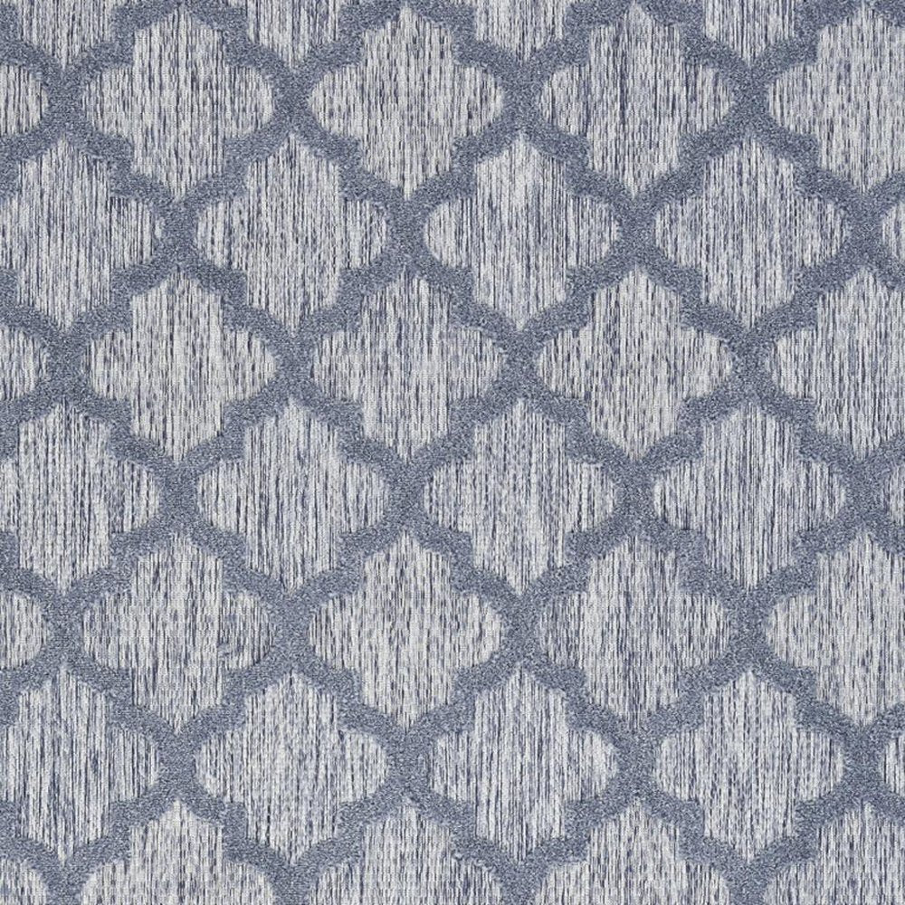 4' X 6' Denim Blue Indoor Outdoor Area Rug