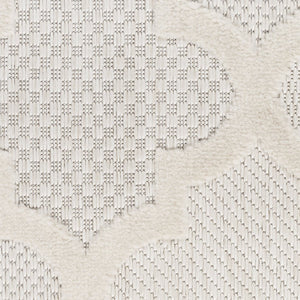 4' X 6' Ivory Indoor Outdoor Area Rug