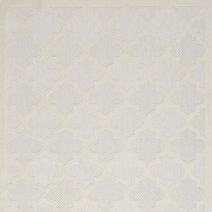 4' X 6' Ivory Indoor Outdoor Area Rug