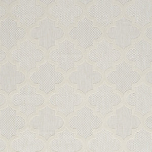 5' X 7' Ivory Indoor Outdoor Area Rug