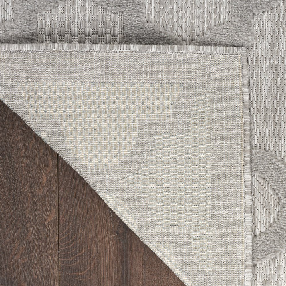 4' X 6' Gray Indoor Outdoor Area Rug