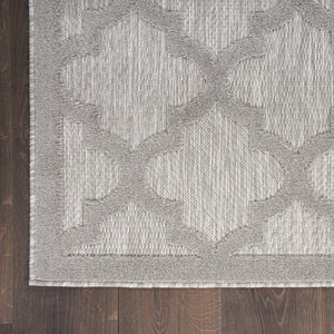 4' X 6' Gray Indoor Outdoor Area Rug