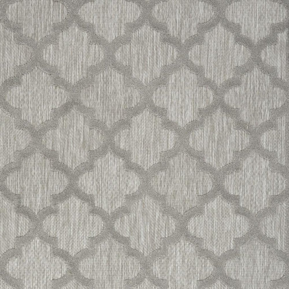 4' X 6' Gray Indoor Outdoor Area Rug