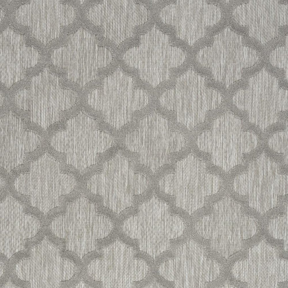 5' X 7' Gray Indoor Outdoor Area Rug