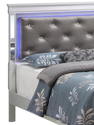 Bed With LED Light Accents Headboard by Couch.com