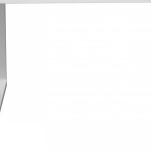 Set of Two 20" White Aluminum Indoor Outdoor Dining Chair