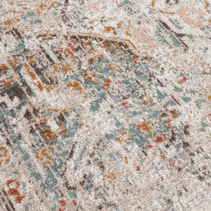 8' X 10' Beige Indoor Outdoor Area Rug