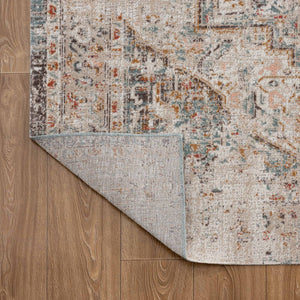 8' X 10' Beige Indoor Outdoor Area Rug