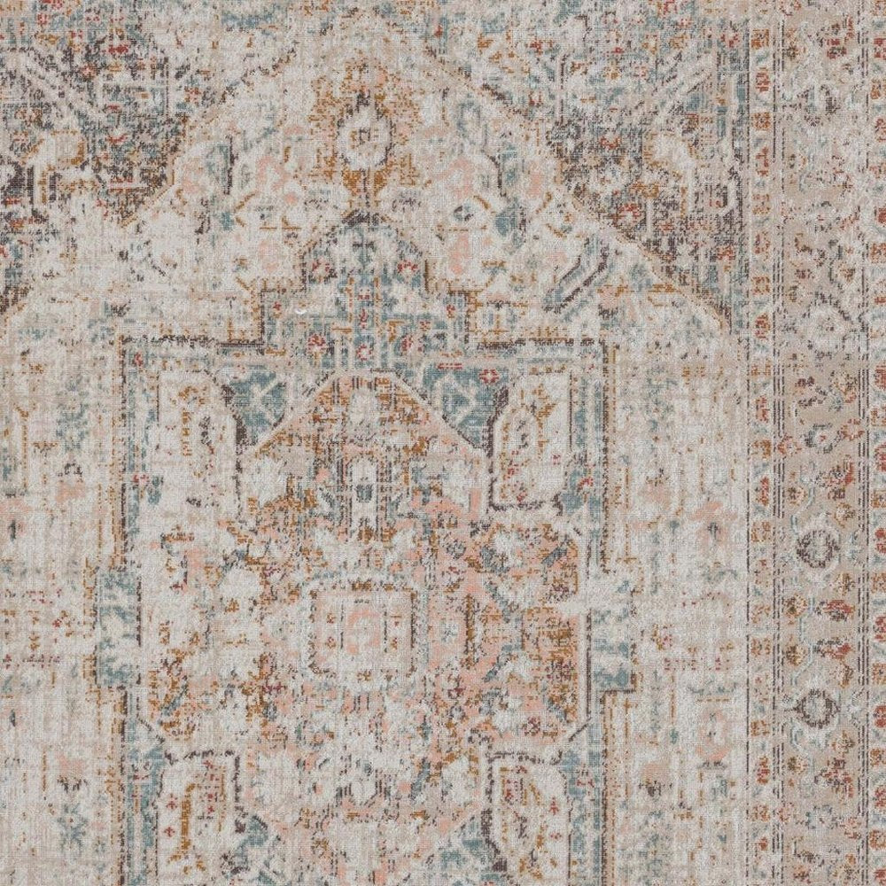 8' X 10' Beige Indoor Outdoor Area Rug