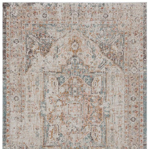 8' X 10' Beige Indoor Outdoor Area Rug