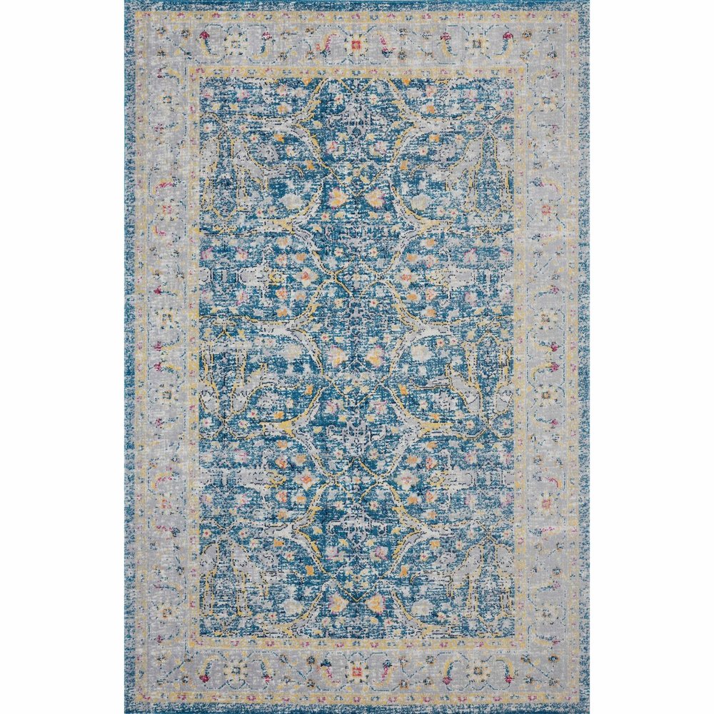 8' X 10' Blue Indoor Outdoor Area Rug