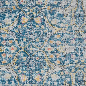 8' X 10' Blue Indoor Outdoor Area Rug