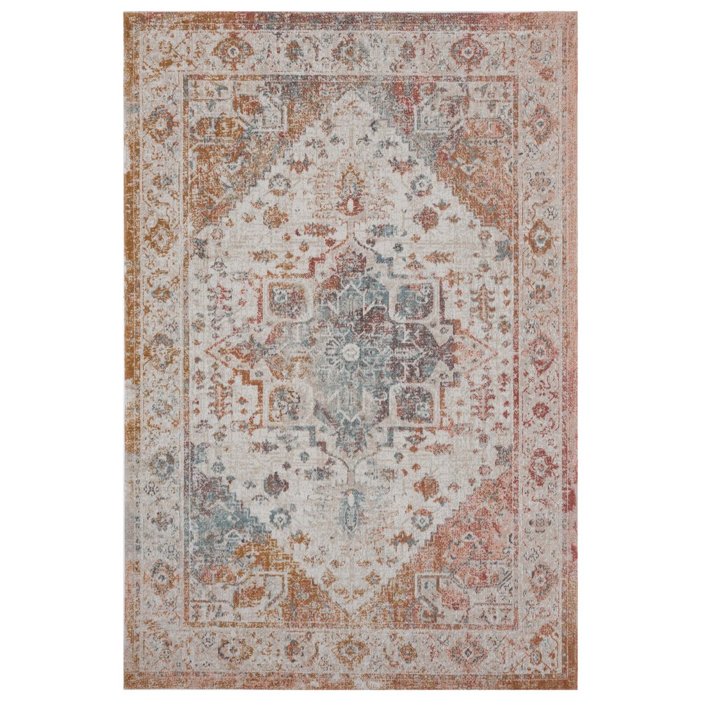 8' X 10' Beige Indoor Outdoor Area Rug