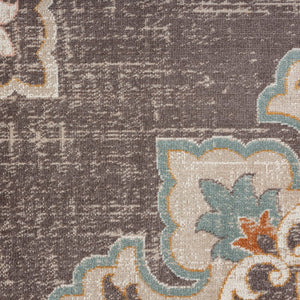 8' X 10' Brown Indoor Outdoor Area Rug