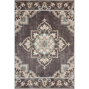 8' X 10' Brown Indoor Outdoor Area Rug