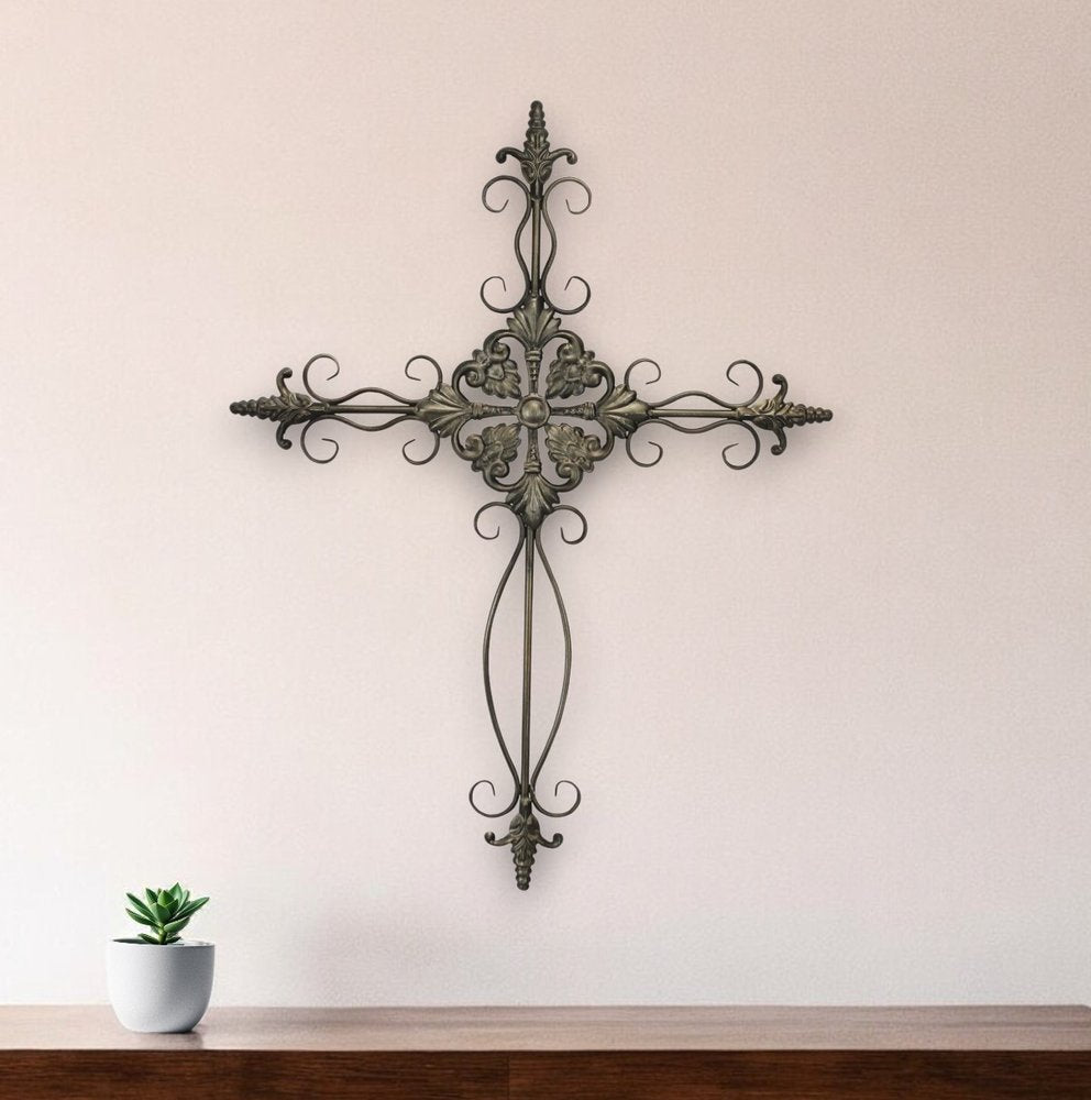 22" X 29" Gray Metal Novelty