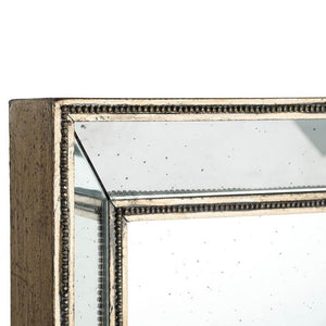 Silver Rectangle Accent Mirror