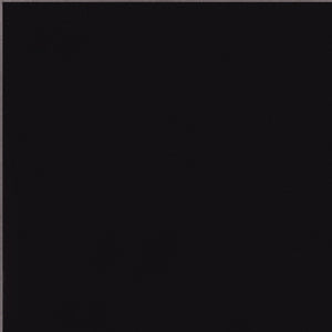 18" Black Square Glass Outdoor Side Table