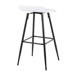 Ale - Contemporary Fixed-Height Bar Stool (Set of 2) by Couch.com