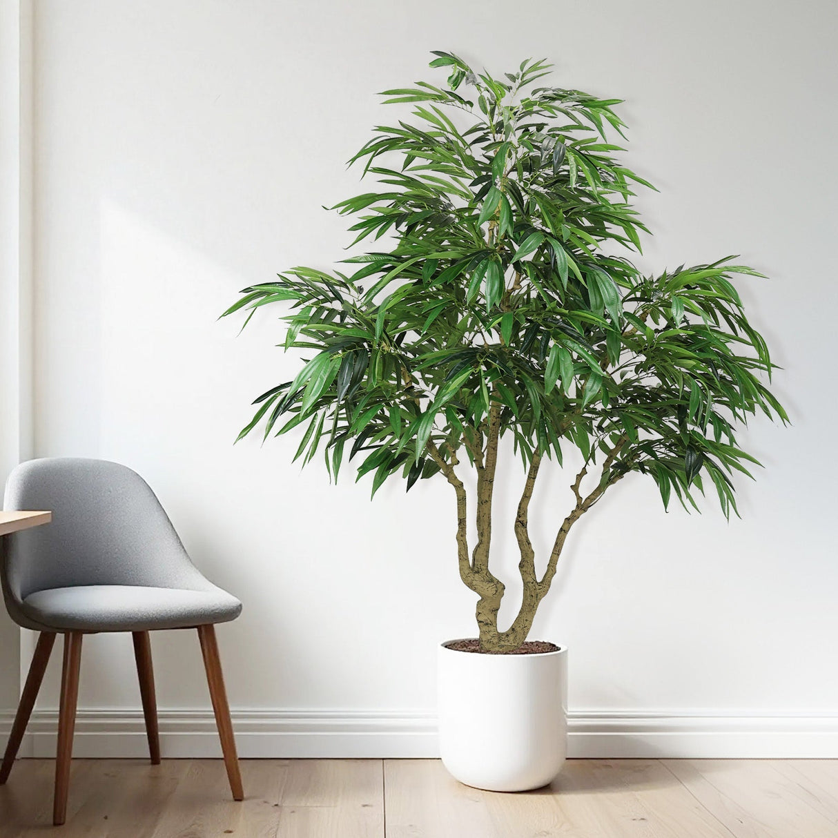 7FT Artificial Willow Tree Indoor Faux Greenery Plant