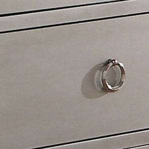 57" Platinum Solid and Manufactured Wood Seven Drawer Triple Dresser