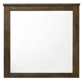 40" Square Wood Framed Mounted Dresser Mirror