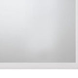 35" White Square Wood Framed Mounted Dresser Mirror
