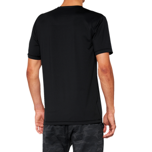 100% Mission Athletic T-Shirt - Black - Small 20014-00000