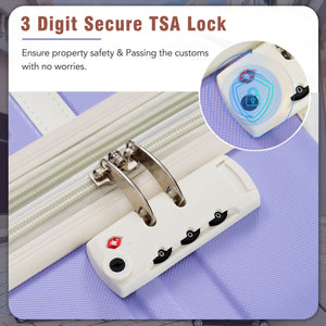 Hardshell Luggage With Tsa Lock, 24" Expandable Lightweight Suitcase With Spinner Wheels, Single Vintage Luggage by Couch.com