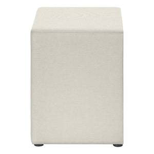 21" Beige Wood Two Drawer Nightstand