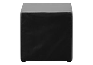 21" Gray Wood Two Drawer Nightstand