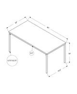 40" Taupe And Black Metal Coffee Table