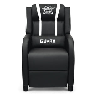 Massage Racing Gaming Single Recliner Chair-Red