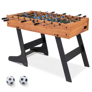 48 Inch Folding Full Competition Size Soccer Table-Natural