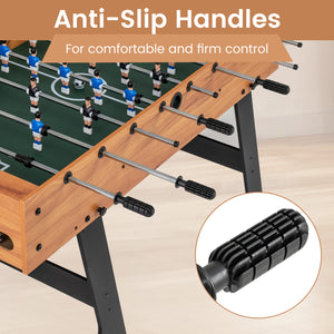 48 Inch Folding Full Competition Size Soccer Table-Natural