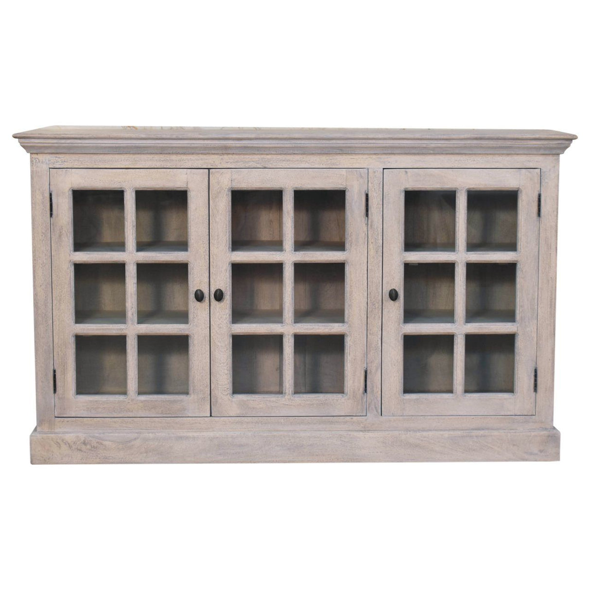 Triple Glazed Cabinet - Gray by Couch.com